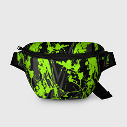 Поясная сумка Спортивная текстура с брызгами, цвет: 3D-принт
