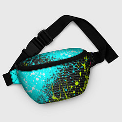 Поясная сумка Брызги красок с геометрией, цвет: 3D-принт — фото 2