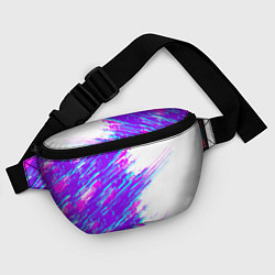 Поясная сумка Neon glitch, цвет: 3D-принт — фото 2