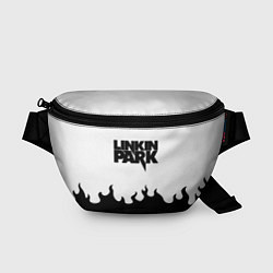 Поясная сумка Linkin park rock fire, цвет: 3D-принт