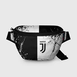 Поясная сумка Juventus краски текстура спорт, цвет: 3D-принт