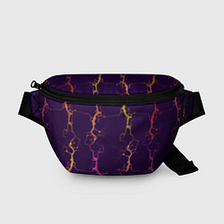 Поясная сумка Молнии на пурпурном, цвет: 3D-принт