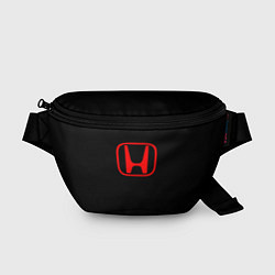 Поясная сумка Honda red logo auto, цвет: 3D-принт