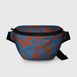 Поясная сумка Камуфляжная текстура стиль, цвет: 3D-принт