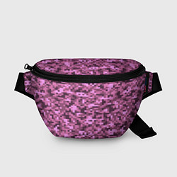 Поясная сумка Розовый камуфляж текстура, цвет: 3D-принт