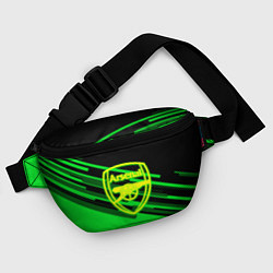 Поясная сумка Arsenal geometry line green, цвет: 3D-принт — фото 2