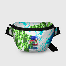 Поясная сумка Sonic sega game, цвет: 3D-принт
