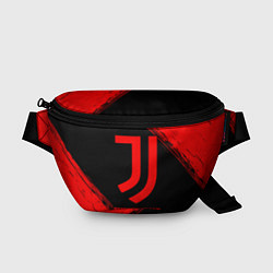 Поясная сумка Juventus - red gradient, цвет: 3D-принт