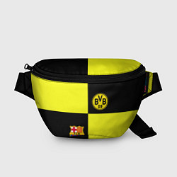 Поясная сумка Barcelona x Borussia, цвет: 3D-принт