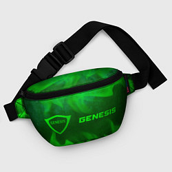 Поясная сумка Genesis - green gradient по-горизонтали, цвет: 3D-принт — фото 2