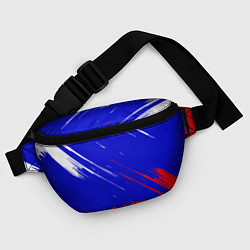 Поясная сумка Россия - флаг, цвет: 3D-принт — фото 2