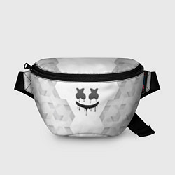 Поясная сумка Marshmello white poly, цвет: 3D-принт