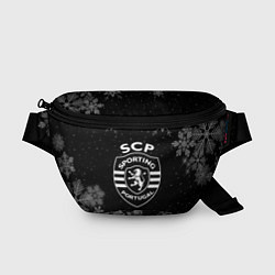 Поясная сумка Снежный Sporting, цвет: 3D-принт