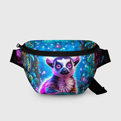 Поясная сумка Лемур в сказочном лесу, цвет: 3D-принт