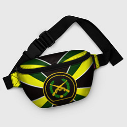 Поясная сумка Мотострелковые войска: шеврон без текста, цвет: 3D-принт — фото 2