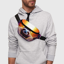 Поясная сумка Солнечный ленивец, цвет: 3D-принт — фото 2