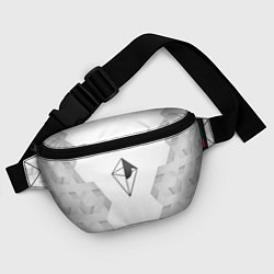 Поясная сумка No Mans Sky white poly, цвет: 3D-принт — фото 2