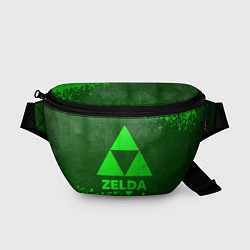 Поясная сумка Zelda - green gradient, цвет: 3D-принт