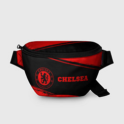 Поясная сумка Chelsea - red gradient по-горизонтали, цвет: 3D-принт