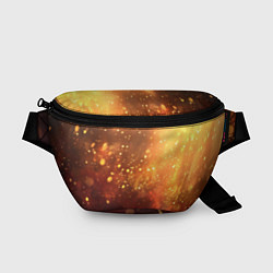 Поясная сумка Золотая блестящая текстура, цвет: 3D-принт