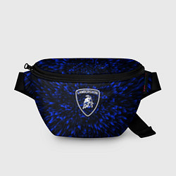 Поясная сумка Lamborghini blue energy, цвет: 3D-принт
