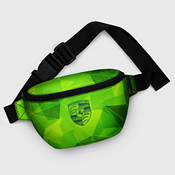 Поясная сумка Porsche green poly, цвет: 3D-принт — фото 2