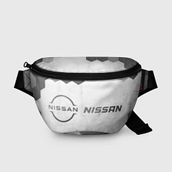 Поясная сумка Nissan - white gradient по-горизонтали, цвет: 3D-принт