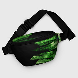 Поясная сумка Color green black, цвет: 3D-принт — фото 2
