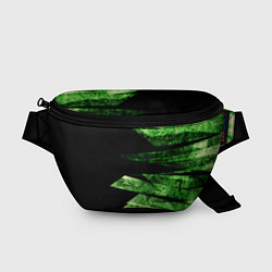 Поясная сумка Color green black, цвет: 3D-принт