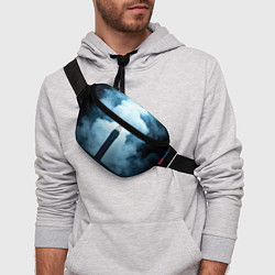 Поясная сумка Боксерская груша в дыму, цвет: 3D-принт — фото 2