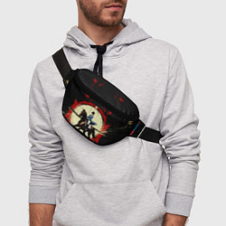 Поясная сумка Наездница конный спорт, цвет: 3D-принт — фото 2