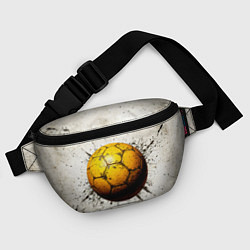 Поясная сумка Гандбольный мяч на белом, цвет: 3D-принт — фото 2