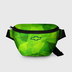 Поясная сумка Chevrolet green poly, цвет: 3D-принт