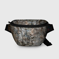 Поясная сумка Абстракция - grey natural granite