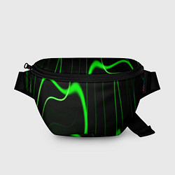 Поясная сумка Color green light green black