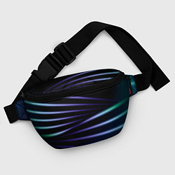 Поясная сумка Color black blue, цвет: 3D-принт — фото 2