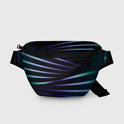 Поясная сумка Color black blue