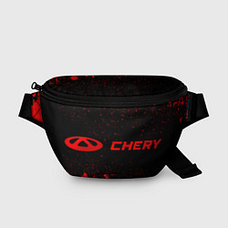 Поясная сумка Chery - red gradient по-горизонтали, цвет: 3D-принт