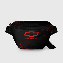 Поясная сумка Chevrolet - red gradient, цвет: 3D-принт