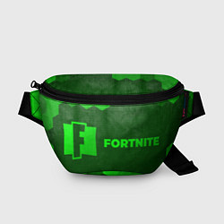 Поясная сумка Fortnite - green gradient по-горизонтали, цвет: 3D-принт