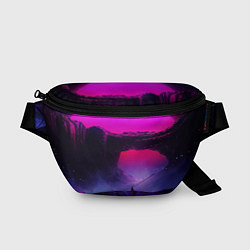 Поясная сумка A Journey on the planet, цвет: 3D-принт