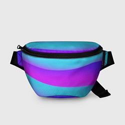 Поясная сумка Неоновый прилив, цвет: 3D-принт
