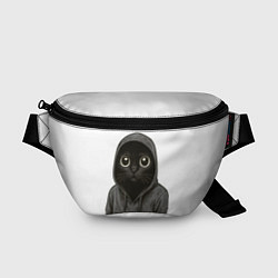 Поясная сумка Мем окак с котом, цвет: 3D-принт