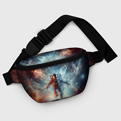Поясная сумка Космонавт в космической туманности, цвет: 3D-принт — фото 2