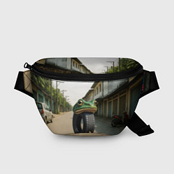 Поясная сумка Бонека Амбалабу мем, цвет: 3D-принт