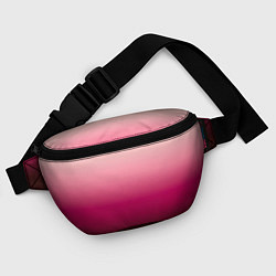 Поясная сумка Градиент transcendent pink омбре, цвет: 3D-принт — фото 2