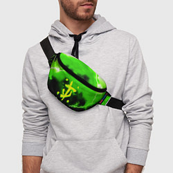 Поясная сумка Doom шторм кислотное лого, цвет: 3D-принт — фото 2