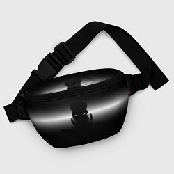 Поясная сумка Силуэт Бэтмена - градиент, цвет: 3D-принт — фото 2