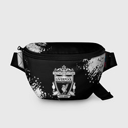 Поясная сумка Liverpool белые краски текстура, цвет: 3D-принт