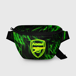 Поясная сумка Arsenal зеленый огонь, цвет: 3D-принт